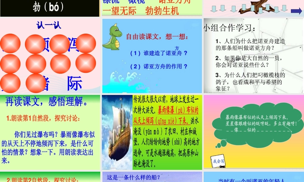 二年级语文下册 第八单元 第31课《诺亚方舟》课件2 语文S版-语文S版小学二年级下册语文课件