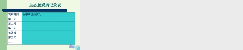 五年级科学上册 1.6 做一个生态瓶课件4 教科版-教科版小学五年级上册自然科学课件