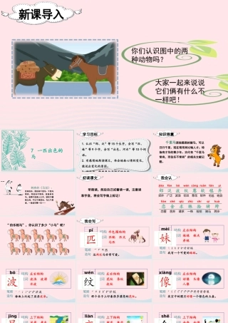二年级语文下册 课文（二）7 一匹出色的马教学课件 新人教版-新人教版小学二年级下册语文课件