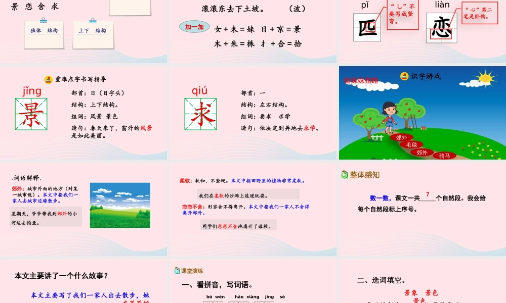 二年级语文下册 课文（二）7《一匹出色的马》教学课件 新人教版-新人教版小学二年级下册语文课件