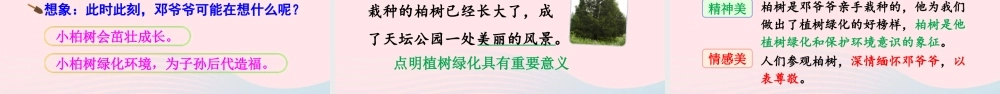 二年级语文下册 课文（一）4《邓小平爷爷植树》教学课件1 新人教版-新人教版小学二年级下册语文课件