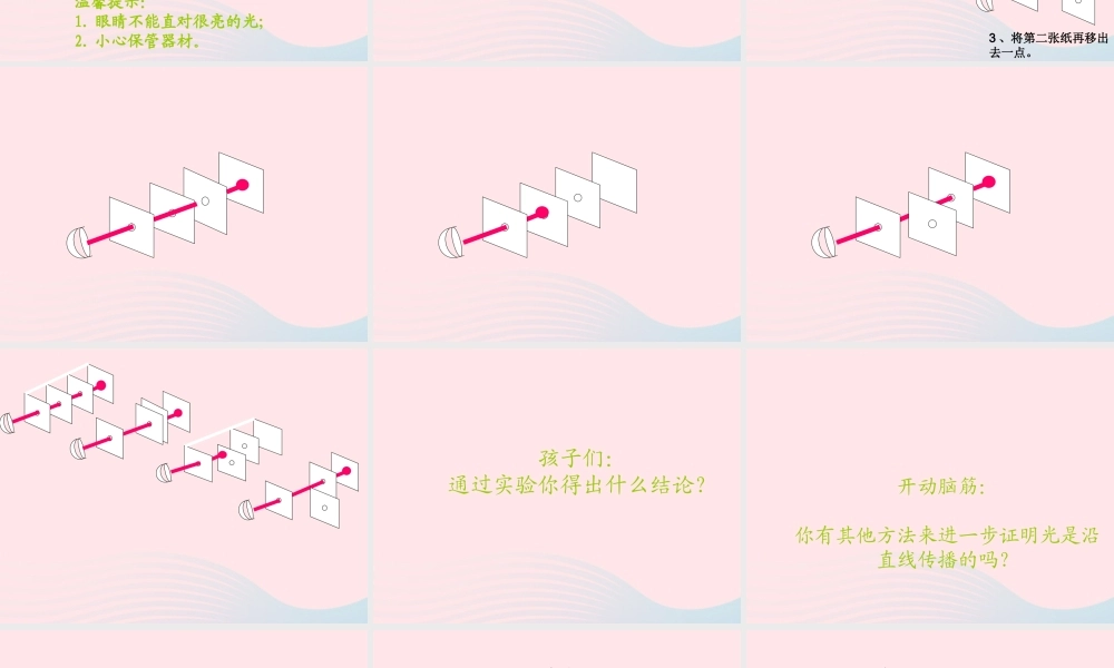 五年级科学上册 2.3《光是怎样传播的》课件（2） 教科版-教科版小学五年级上册自然科学课件