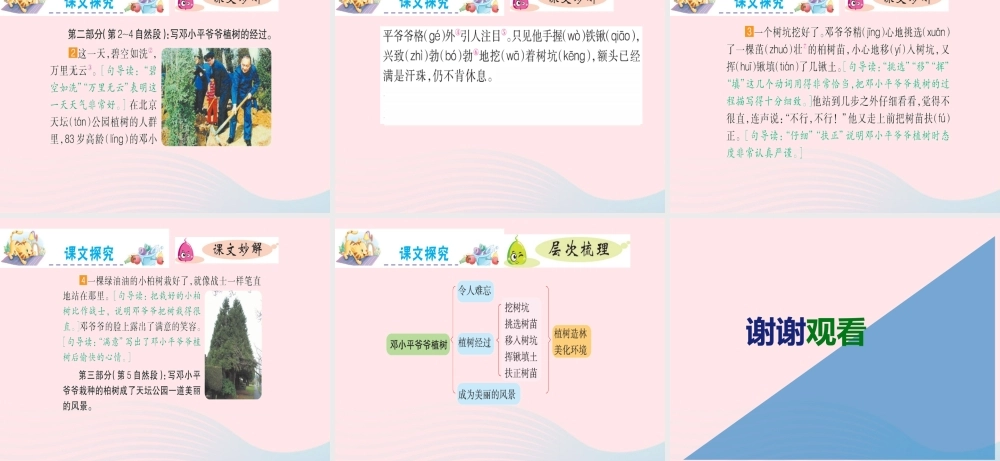 二年级语文下册 课文1 4《邓小平爷爷植树》课件3 新人教版-新人教版小学二年级下册语文课件