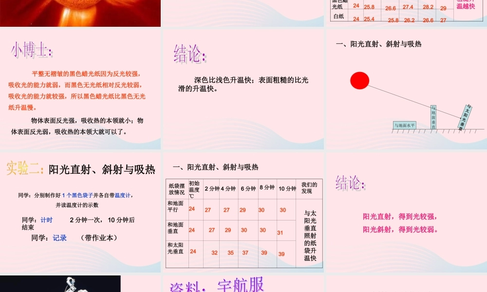 五年级科学上册 2.6《怎样得到更多的光和热》课件（3） 教科版-教科版小学五年级上册自然科学课件