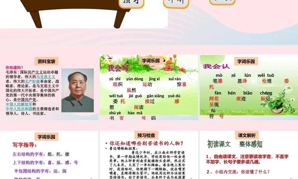 二年级语文下册 阅读九 第17课《不动笔墨不读书》课件 教科版-教科版小学二年级下册语文课件