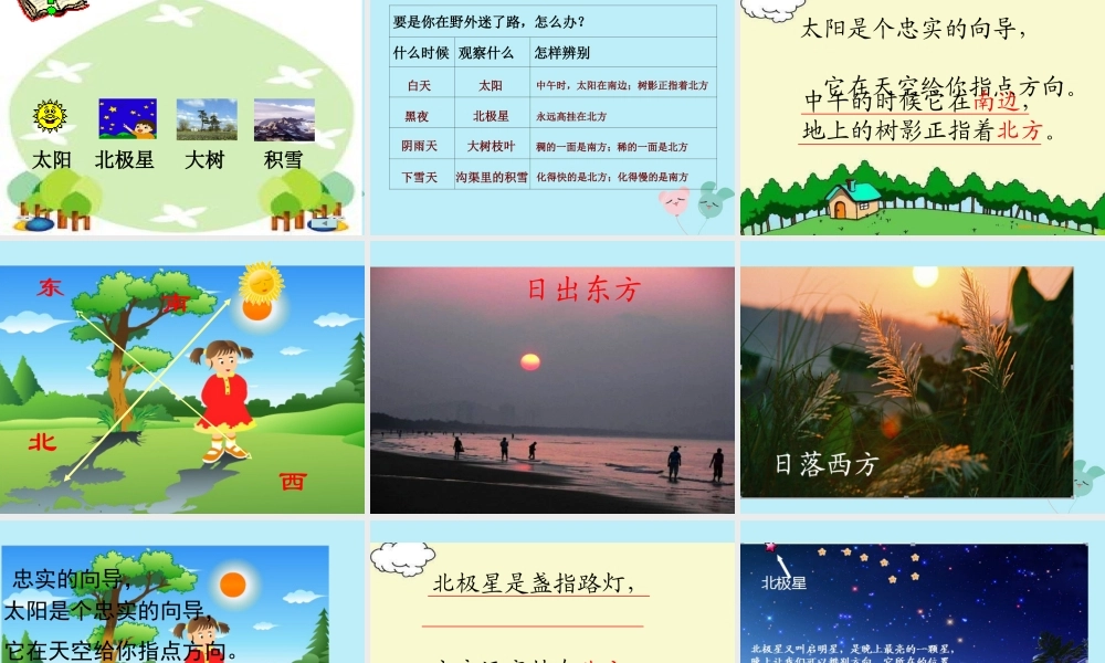 二年级语文下册 第六单元 课文5 17 要是你在野外迷了路教学课件 新人教版-新人教版小学二年级下册语文课件