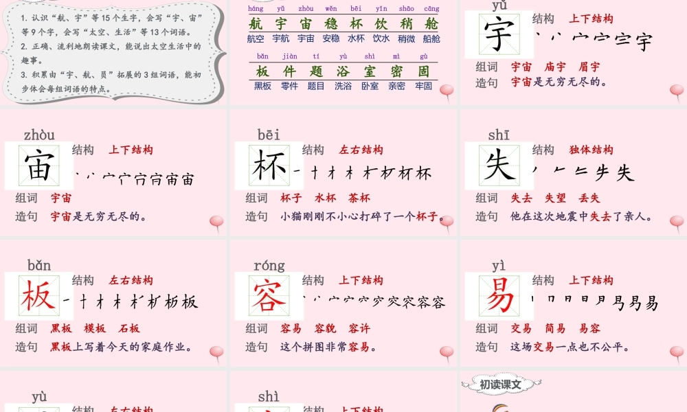 二年级语文下册 课文5 18 太空生活趣事多课堂教学课件 新人教版-新人教版小学二年级下册语文课件