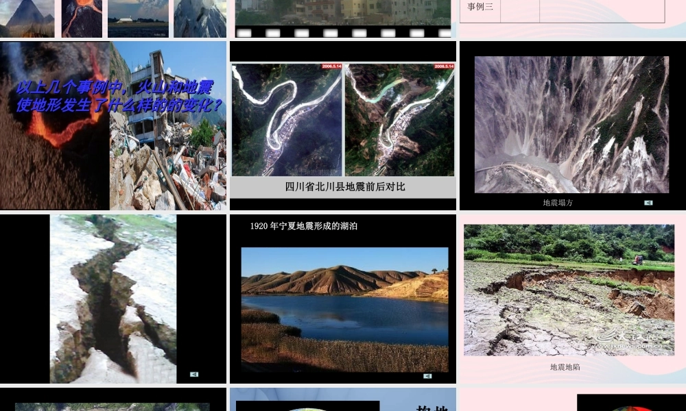 五年级科学上册 3.2《地球内部运动引起的地形变化》课件（4） 教科版-教科版小学五年级上册自然科学课件