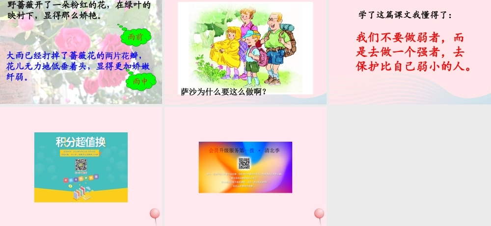 二年级语文下册 第七单元 第28课《我是最弱小的吗》课件2 语文S版-语文S版小学二年级下册语文课件