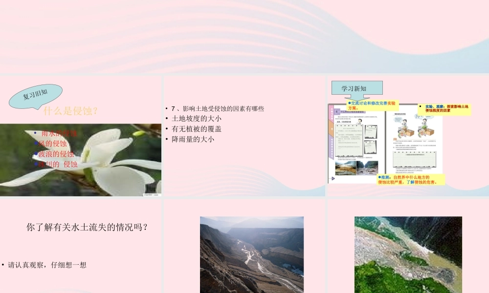 五年级科学上册 3.6《什么样的土地容易被侵蚀》课件（4） 教科版-教科版小学五年级上册自然科学课件