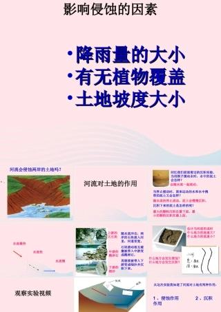五年级科学上册 3.7《河流对土地的作用》课件（3） 教科版-教科版小学五年级上册自然科学课件