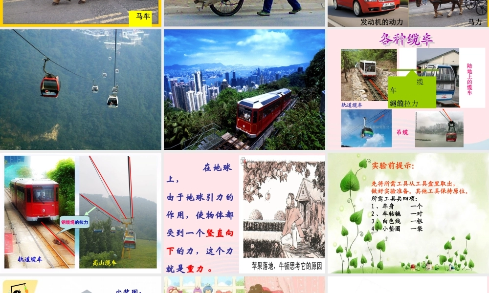 五年级科学上册 4.1《我们的小缆车》课件（2） 教科版-教科版小学五年级上册自然科学课件