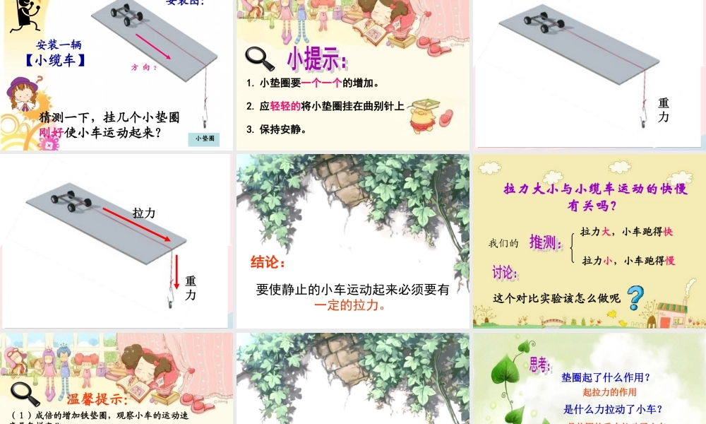 五年级科学上册 4.1《我们的小缆车》课件（2） 教科版-教科版小学五年级上册自然科学课件