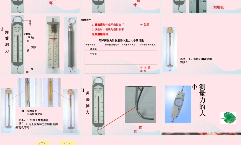 五年级科学上册 4.4《测量力的大小》课件（1） 教科版-教科版小学五年级上册自然科学课件