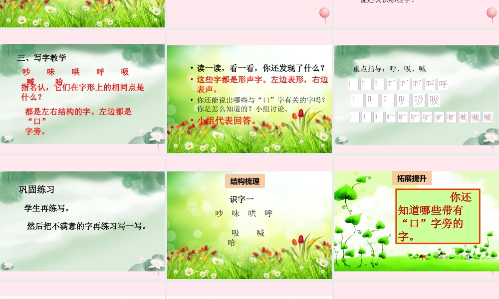 二年级语文下册《识字二》（第2课时）课件 教科版-教科版小学二年级下册语文课件