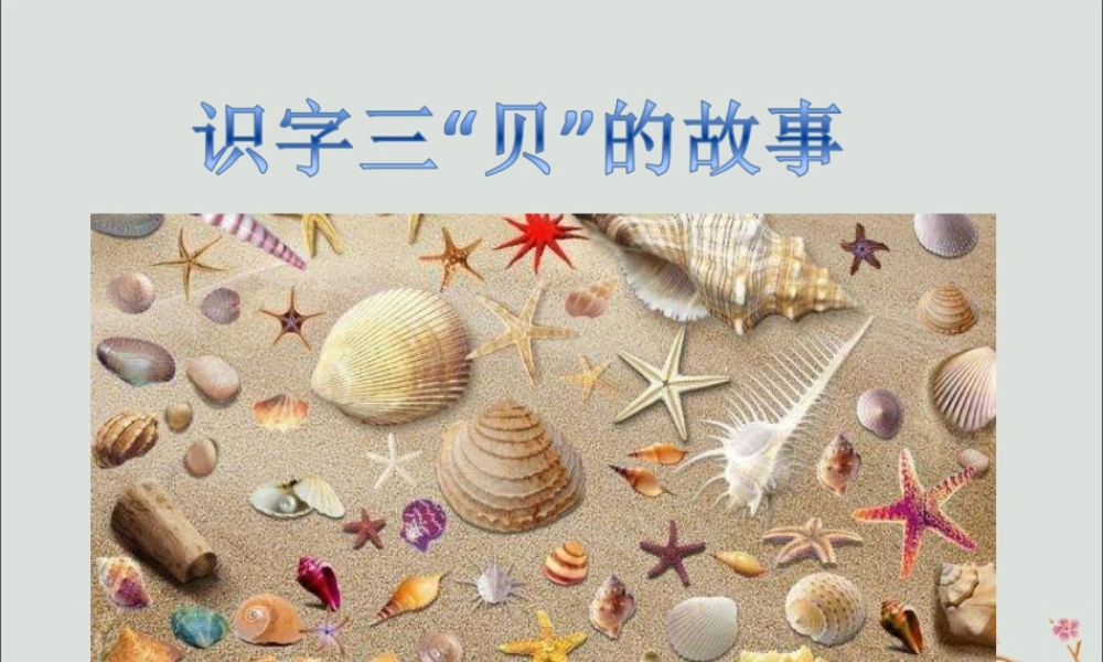 二年级语文下册 第三单元 识字3“贝”的故事教学课件 新人教版-新人教版小学二年级下册语文课件