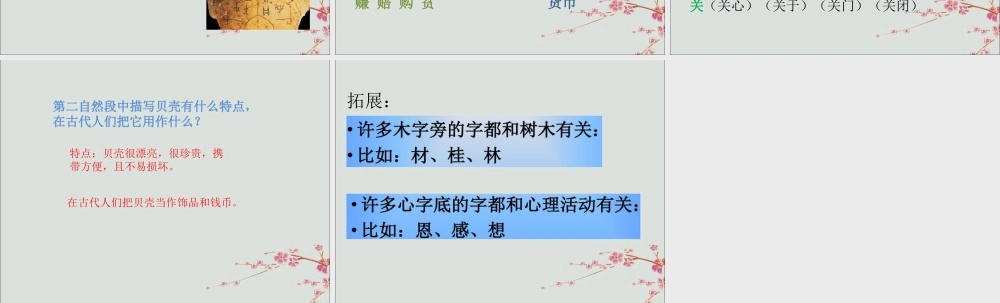 二年级语文下册 第三单元 识字3“贝”的故事教学课件 新人教版-新人教版小学二年级下册语文课件
