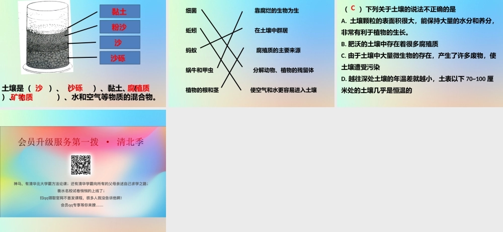 五年级科学上册 地球表面及其变化 4土壤中有什么课件 教科版-教科版小学五年级上册自然科学课件