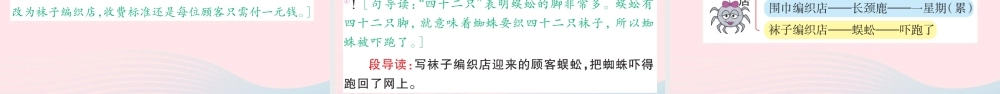 二年级语文下册 课文6 20 蜘蛛开店课件 新人教版-新人教版小学二年级下册语文课件