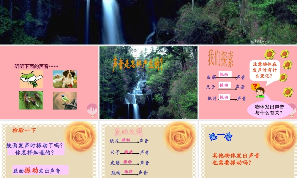 五年级科学上册 第10课 声音的产生课件2 青岛版-青岛版小学五年级上册自然科学课件