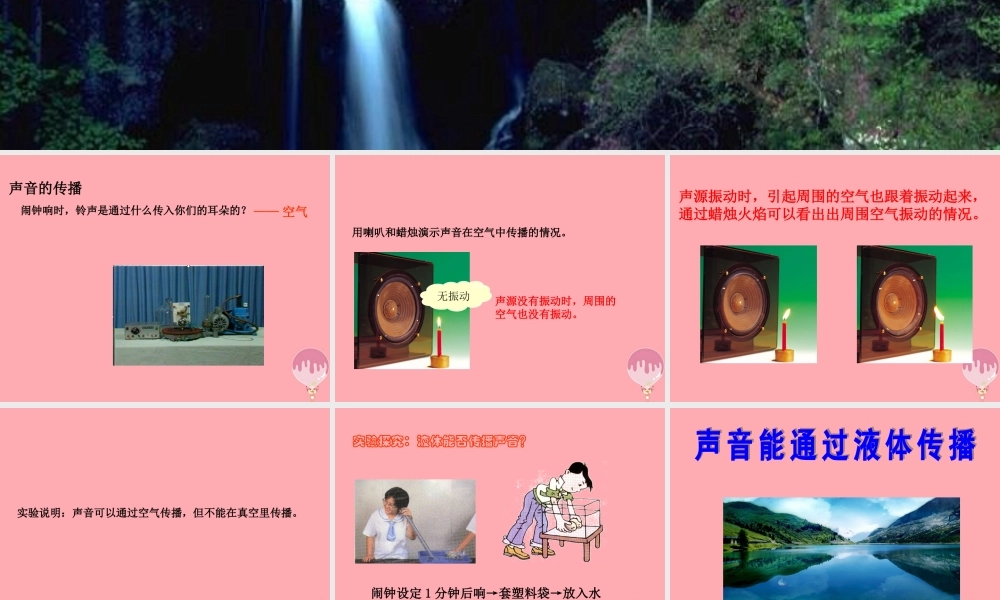 五年级科学上册 第11课 谁能传播声音课件2 青岛版-青岛版小学五年级上册自然科学课件