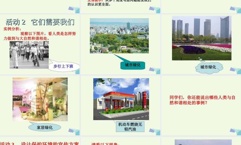 五年级科学上册 第12课 和谐相处课件1 冀教版-冀教版小学五年级上册自然科学课件