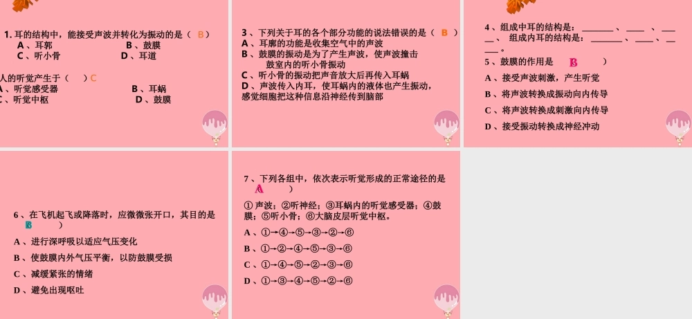 五年级科学上册 第12课 怎样听到声音课件1 青岛版-青岛版小学五年级上册自然科学课件