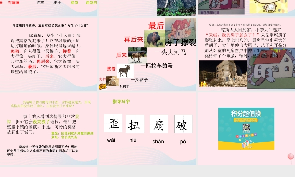 二年级语文下册 课文6 第17课《面包房里的猫（一）》课件 鄂教版-鄂教版小学二年级下册语文课件