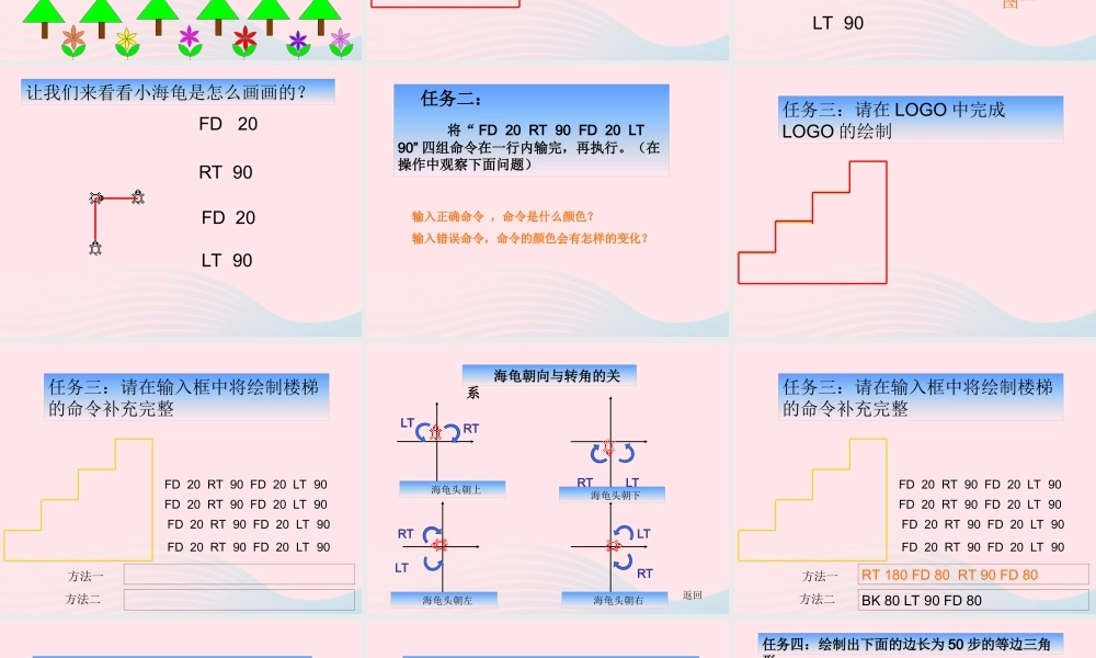 五年级信息技术上册 第2课《画楼梯》课件1 苏科版-苏科版小学五年级上册信息技术课件