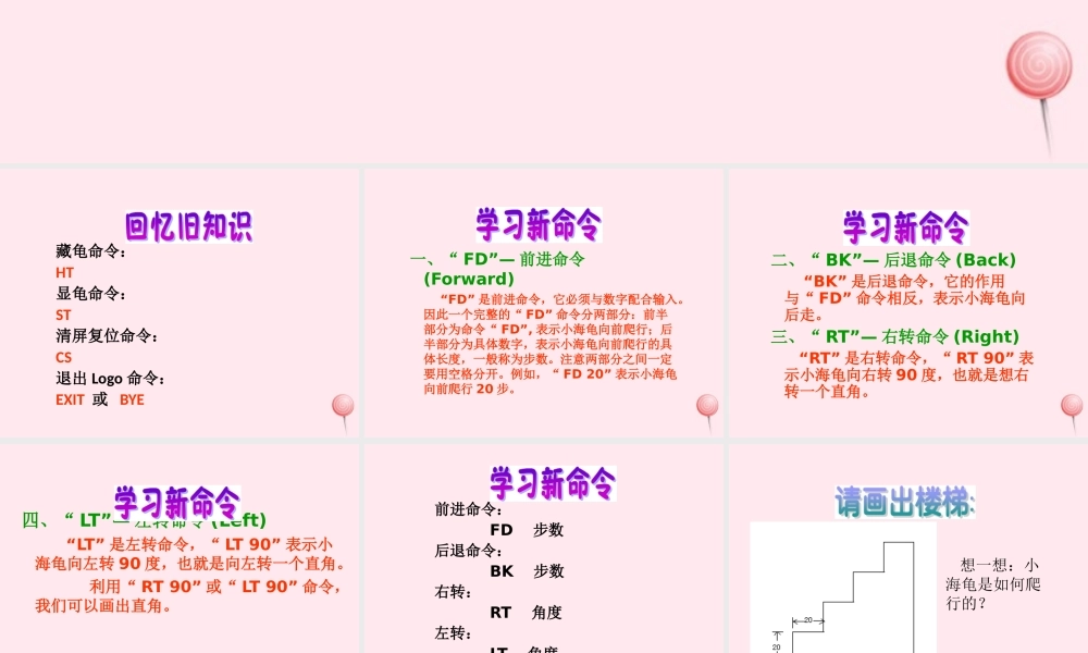 五年级信息技术上册 第2课《画楼梯》课件2 苏科版-苏科版小学五年级上册信息技术课件