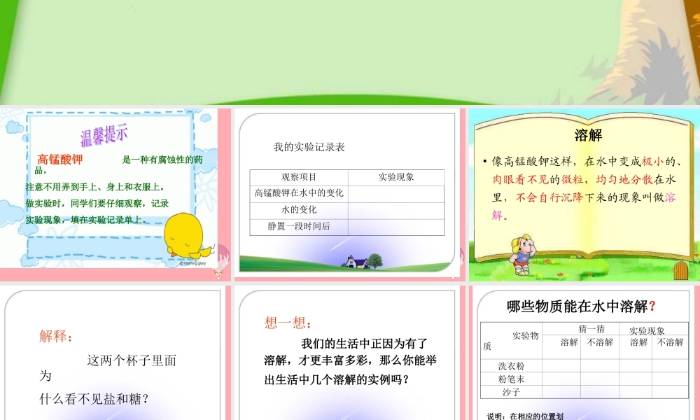 五年级科学上册 第14课 水变咸了课件1 青岛版-青岛版小学五年级上册自然科学课件