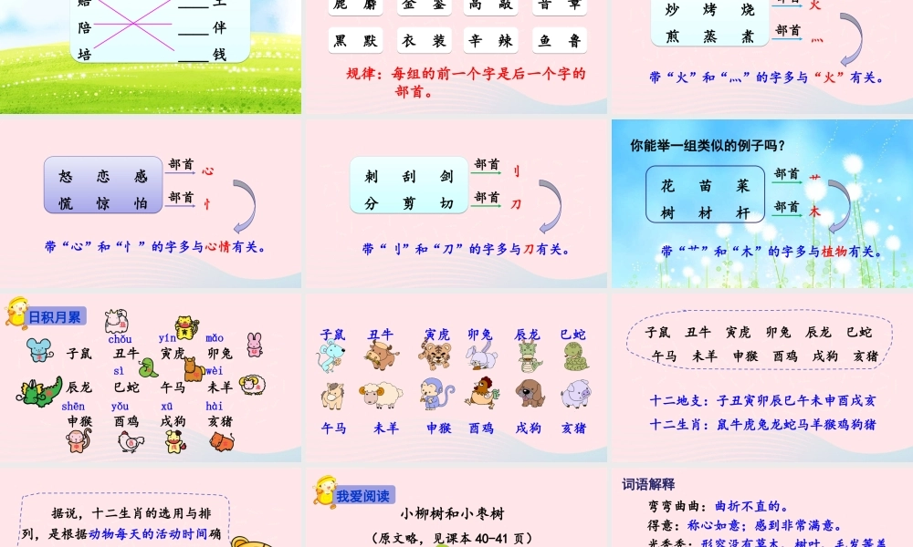 二年级语文下册 识字《语文园地三》课件 新人教版-新人教版小学二年级下册语文课件