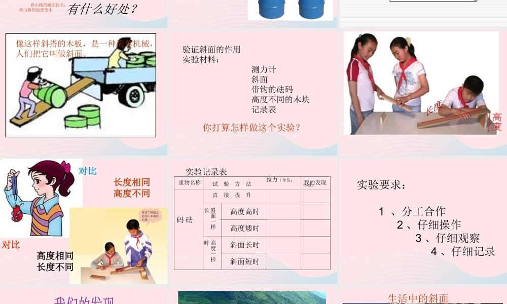 五年级科学上册 第15课《盘山公路》课件（3） 鄂教版-鄂教版小学五年级上册自然科学课件