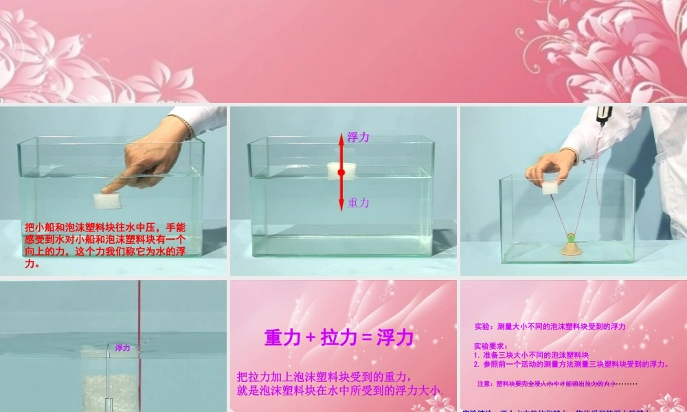 五年级科学上册 浮力课件 首师大版