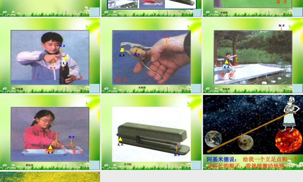 五年级科学上册 杠杆 10课件 青岛版