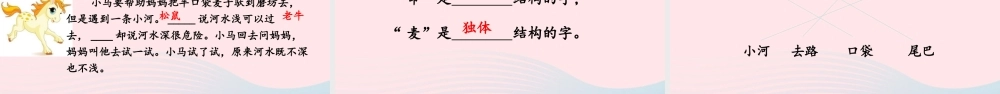 二年级语文下册 课文4 14《小马过河》教学课件 新人教版-新人教级下册语文课件