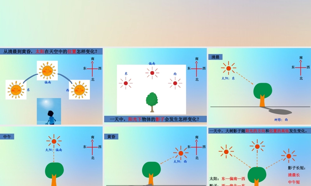 五年级科学上册 光 2阳光下的影子课件 教科版-教科版小学五年级上册自然科学课件