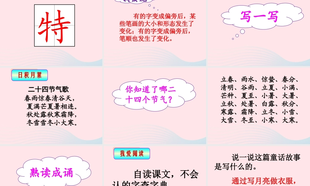 二年级语文下册 课文6 语文园地七（第2课时）课件 新人教版-新人教版小学二年级下册语文课件