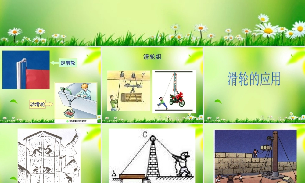 五年级科学上册 滑轮 4课件 青岛版