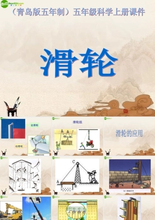 五年级科学上册 滑轮课件 青岛版五年制