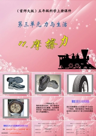 五年级科学上册 摩擦力课件 首师大版