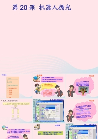 五年级信息技术上册 第20课《机器人循光》课件 苏科版-苏科版小学五年级上册信息技术课件