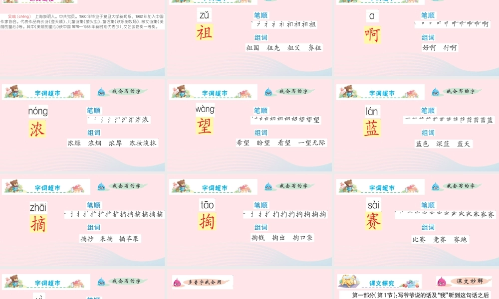 二年级语文下册 课文7 23 祖先的摇篮课件 新人教版-新人教版小学二年级下册语文课件