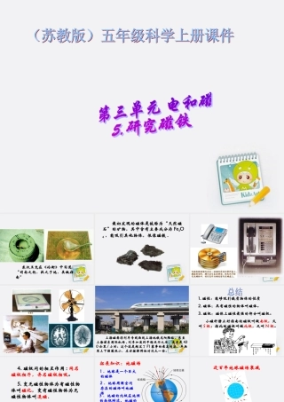 五年级科学上册 研究磁铁 1课件 苏教版
