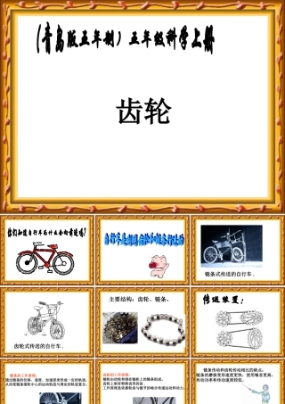 五年级科学上册 齿轮 1课件 青岛版
