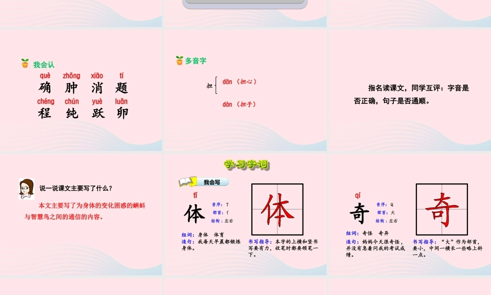 二年级语文下册 课文4 第17课《智慧鸟信箱》（第1课时）课件 苏教版-苏教版小学二年级下册语文课件