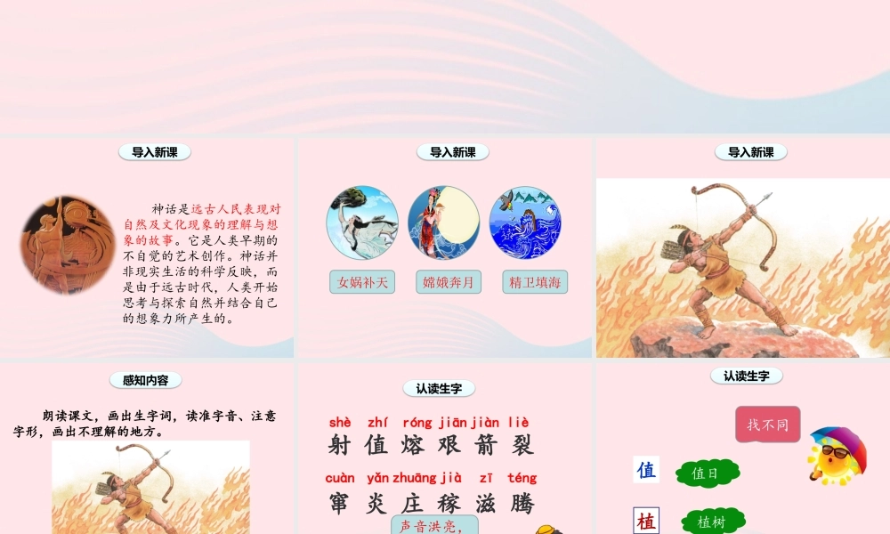 二年级语文下册 课文7 25 羿射九日课件 新人教版-新人教级下册语文课件