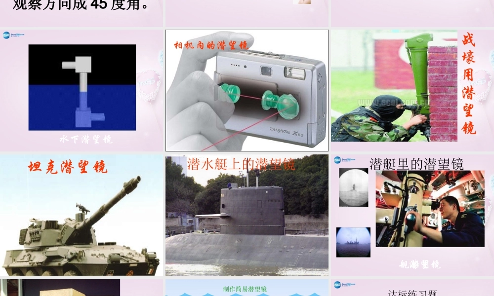 五年级科学下册《潜望镜的秘密》课件3 青岛版