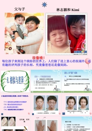 五年级科学下册 第8课《相似与差异》课件1 冀教版-冀教版小学五年级下册自然科学课件