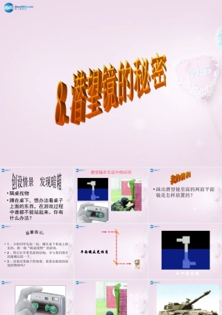 五年级科学下册《潜望镜的秘密》课件9 青岛版